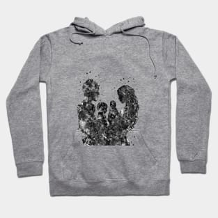 Family, mother father son and daughter Hoodie